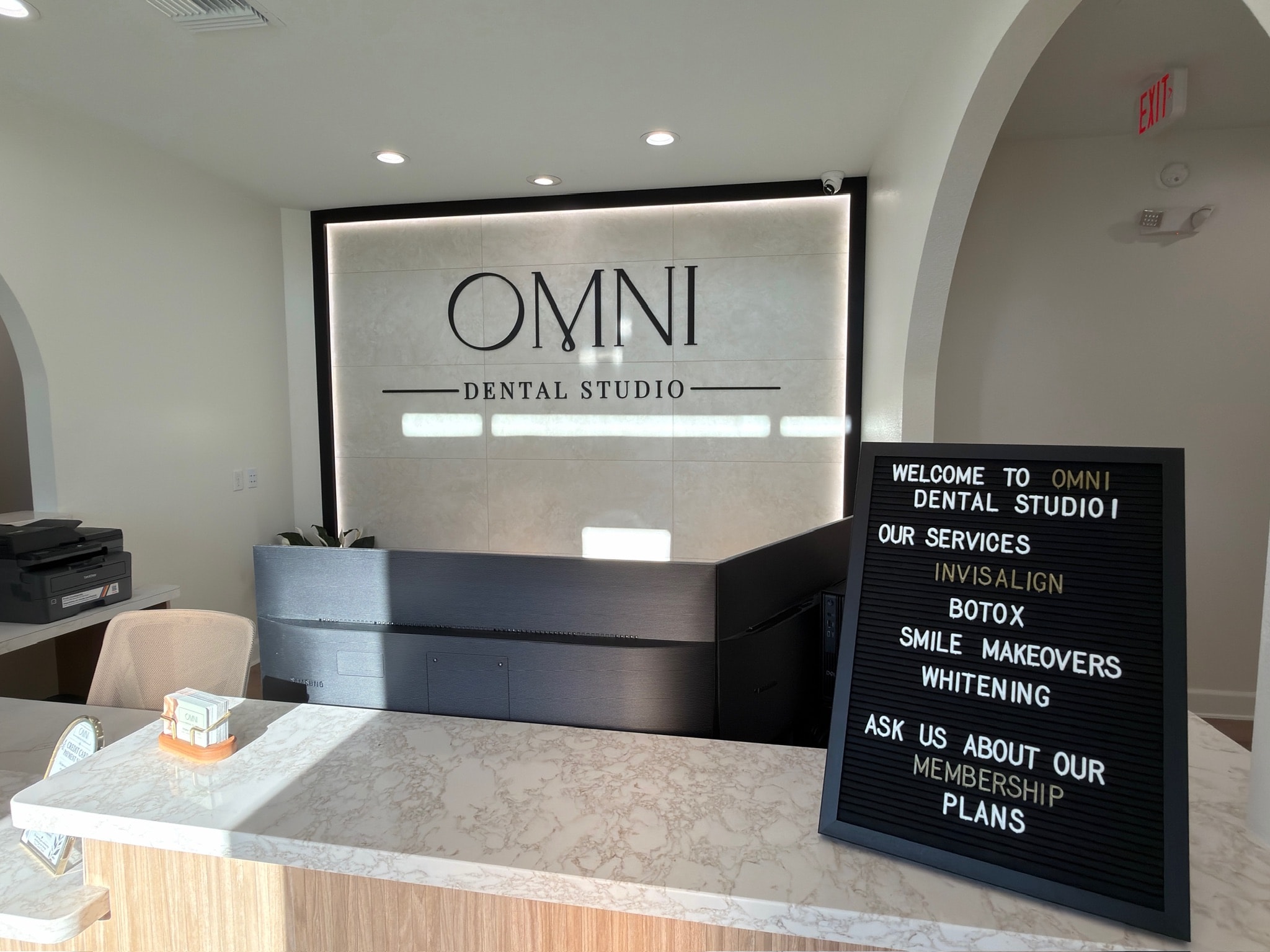 Dr. Ariana Merchi, DMD and Sina Merchi at Omni Dental Studio in Riverview, FL